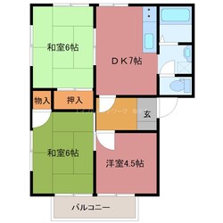 CASAグランデの物件間取画像